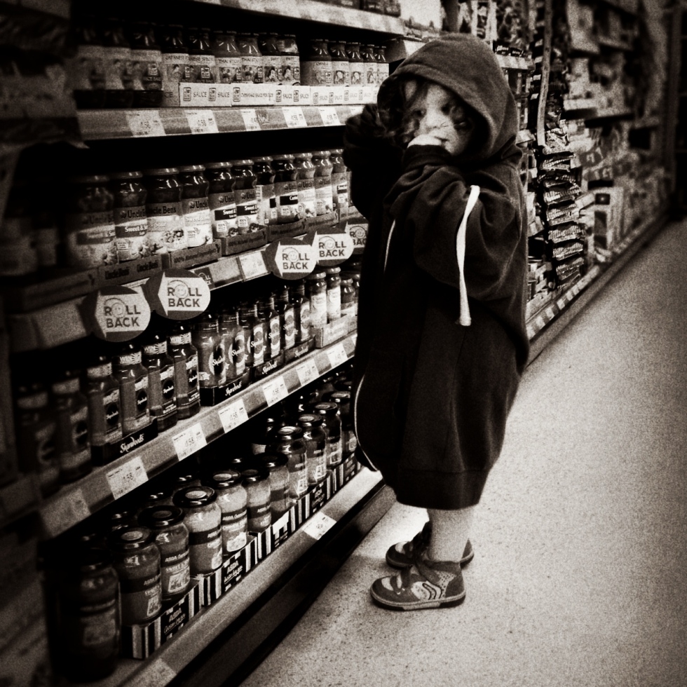 October 2012 - Peanut in shoplifting mode
